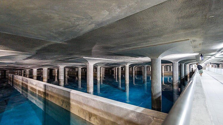 Wasserversorgung in Franken - Trinkwasser-Hochbehälter Nürnberg-Krottenbach
