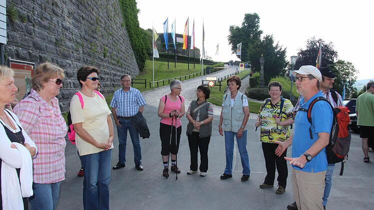Los geht' s an der Festung Rosenberg