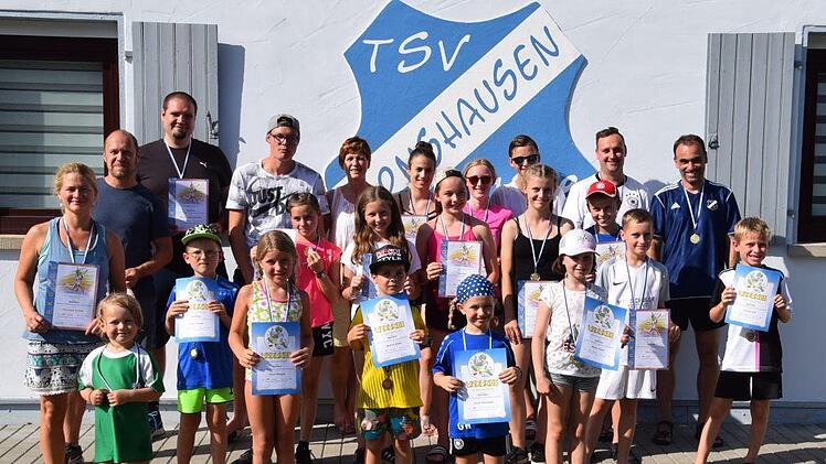 Die Sieger und Vereinsmeister vom Turnfest 2019 in Arnshausen.Sandra Schmitt