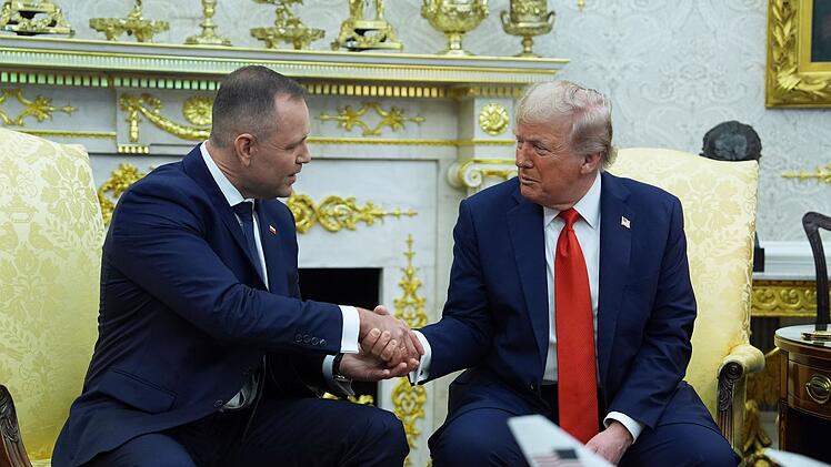 Polens Staatschef Nawrocki in Washington