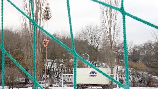 Der Container für die Buckenhofener Kerwa-Utensilien soll dauerhaft aufgestellt bleiben. Foto: Magdalena Buchwald