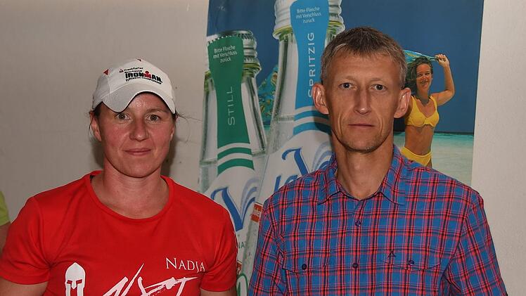 Die schnellsten Teilnehmer aus der Gemeinde Mainleus waren Nadja Lindner (links)  und Thomas Koch.  Foto: Michael Kraus