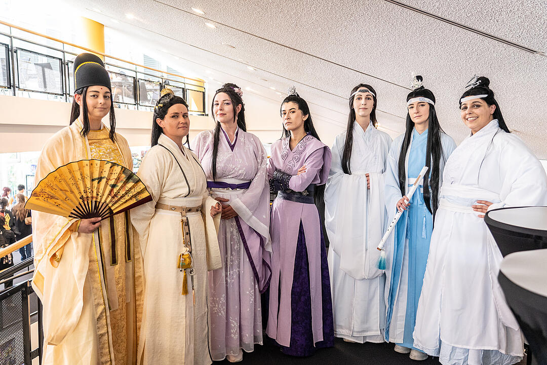 Ganz viele Cosplayer aus Nah und Fern feiern ihr Hobby!