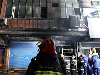 Gebäudebrand in China