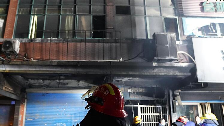 Gebäudebrand in China