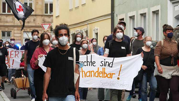 Bamberg: Demo f&uuml;r Seenotrettung am 07.08.2021