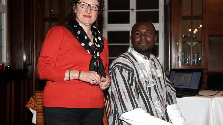 Rosa Abel und Didier Ouedraogo