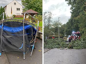 Bamberg: Anwohner von ungewöhnlichem Wetter-Phänomen überrascht - Windhose sorgt für heftige Schäden