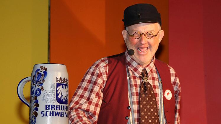 Stammtischler Wolfgang Düringer hatte stets die Lacher auf seiner Seite.  Foto: Dieter Britz