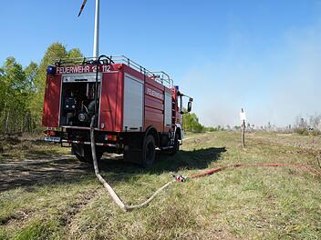 Waldbrand auf munitionsbelastetem Gel&auml;nde bei J&uuml;terbog