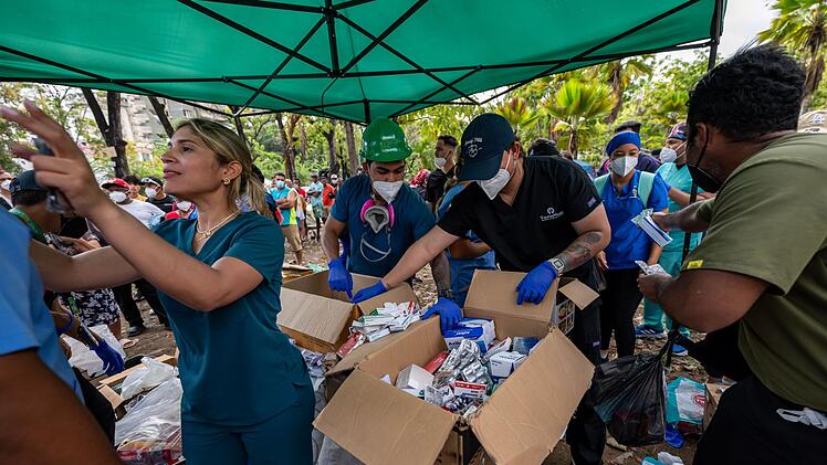 Nach den Erdbeben in Venezuela