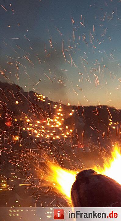 Beschluss der Ewigen Anbetung in Pottenstein - Lichterfest  in der Fränkischen Schweiz