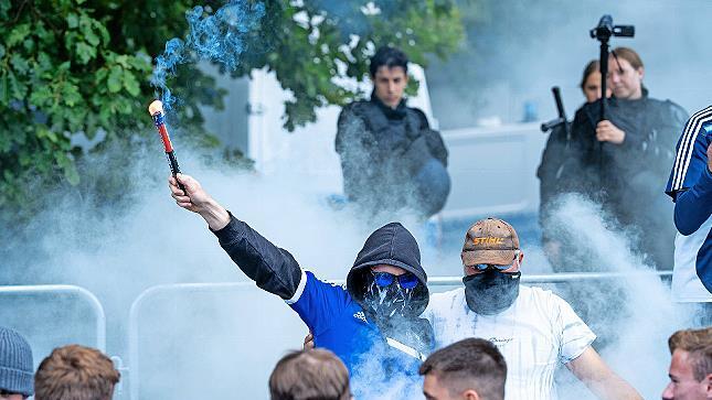 450 Teilnehmer waren bei der &Uuml;bung der Bundespolizei dabei.