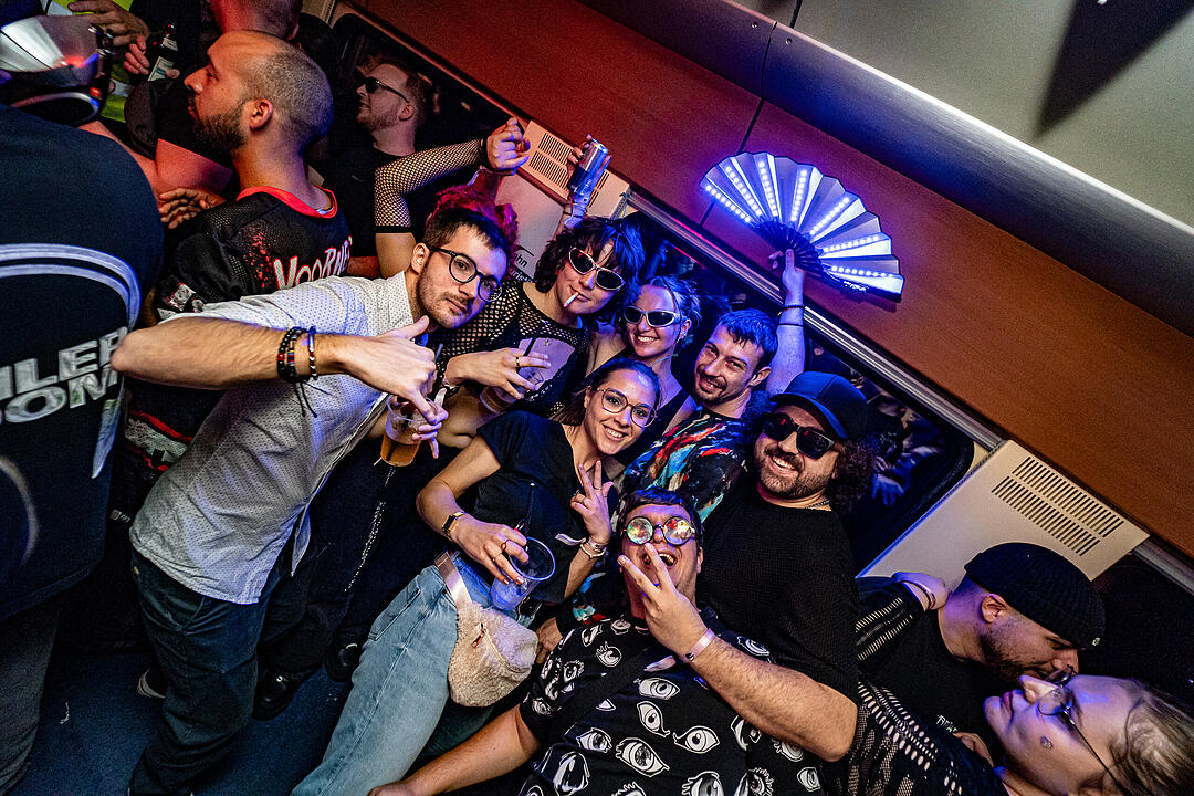 Die beste Party im Zug!