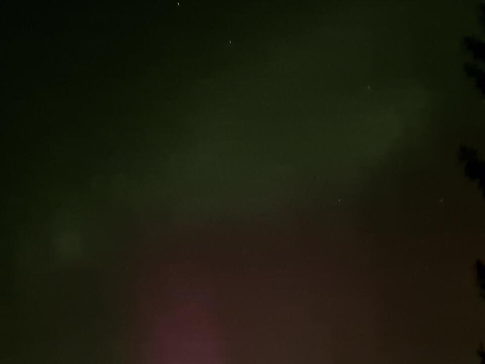 Polarlichter &uuml;ber Bamberg