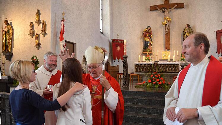 Firmung in Oberthulba. Foto: Peter Rauch