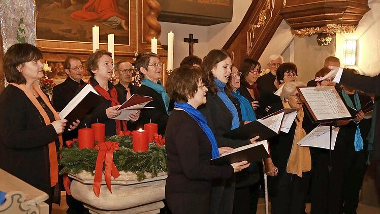 Der Kunreuther Kirchenchor hielt sich im Konzert an eher klassisches Liedgut. Foto: Franz Galster