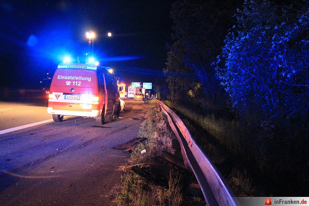 Tödlicher Unfall auf der A73 bei Nürnberg