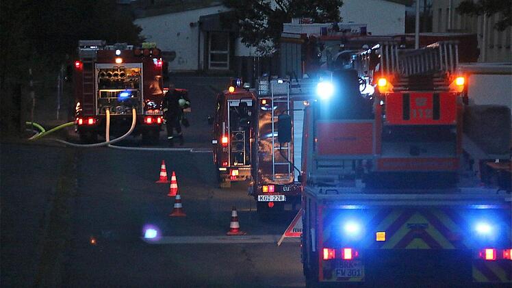 Nächtliche Übungen in der Housing-Area.