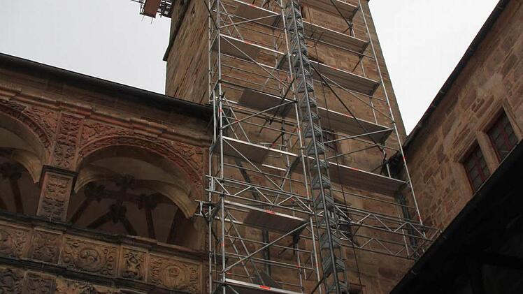 41 Meter ist der Wachturm der Plassenburg hoch. Foto: Stephan Tiroch