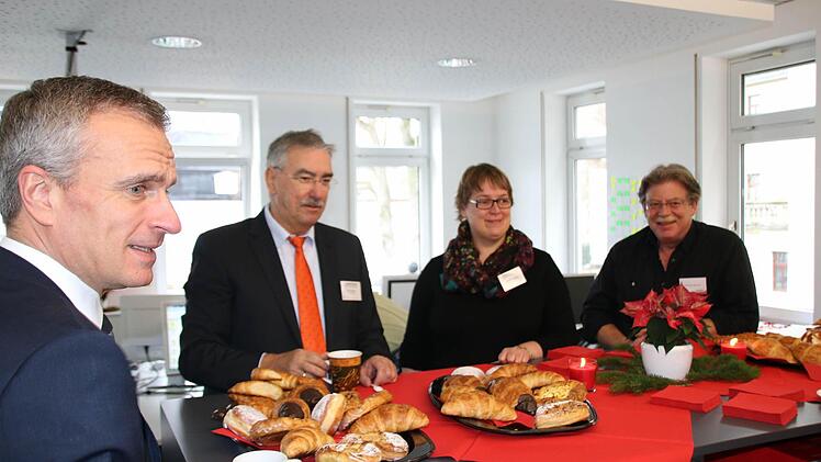 Eindrücke vom Redaktionsfrühstück der Saale-Zeitung. Foto: Ralf Ruppert