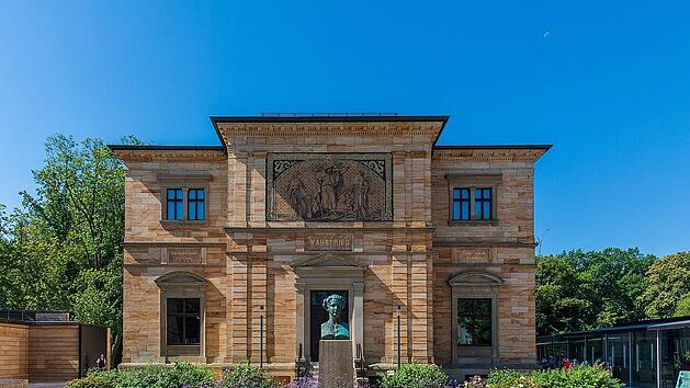 Die Villa Wahnfried, Richard Wagners Wohnhaus in Bayreuth.