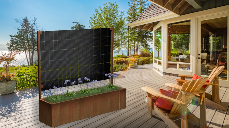 Der Pflanzkasten mit Cortenstahl ist mit 400 Watt ausgestattet und ab 999 Euro bei Green Solar erhältlich.