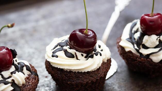 Schwarzw&auml;lder Kirschmuffins
