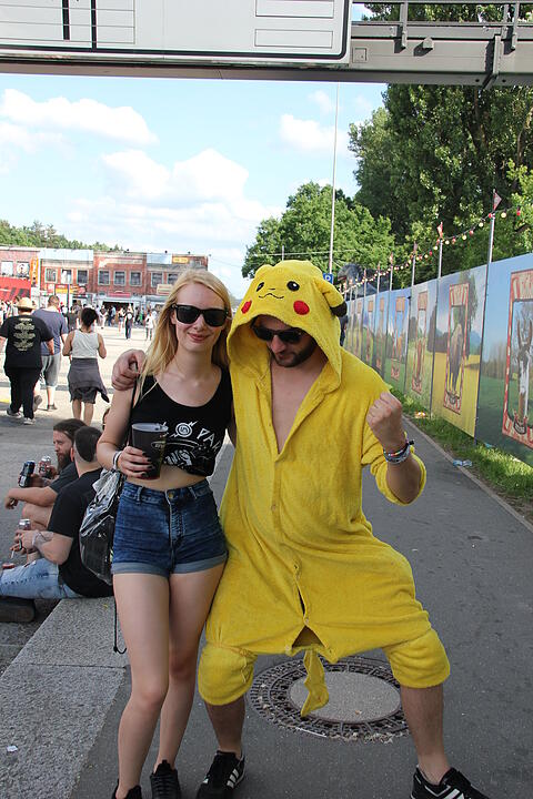 Stimmung! Bei Rock im Park kein Problem!