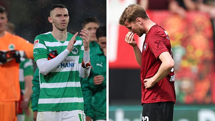 Der SpVgg Greuther Fürth sowie dem 1. FC Nürnberg drohen noch der Abstieg oder zumindest die Relegation