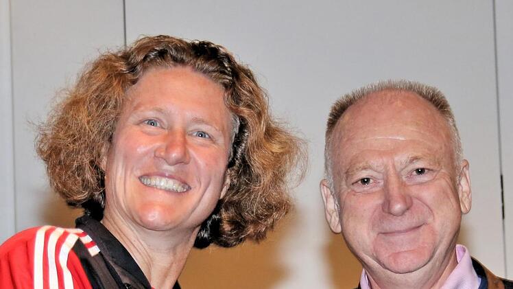 Martina Greithanner ist bei den Sportlerehrungen seit Jahren stets dabei. Auch diesmal wurde sie für herausragende Leistungen als Kugelstoßerin und Diskuswerferin geehrt. Foto: Dieter Britz