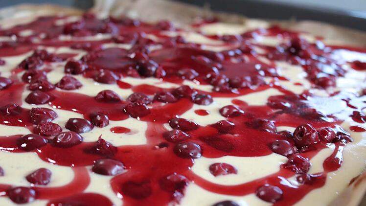 Kirschkuchen vom Blech