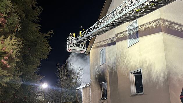 Toter bei Brand in Einfamilienhaus im Kreis Ansbach