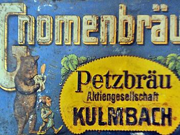"Gnomenbräu" nannte die Petrbräu ihr Helles.  Repro: Helmut Geiger