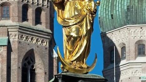 Patrona Bavariae mit Frauenkirche im Hintergrund Foto: dpa