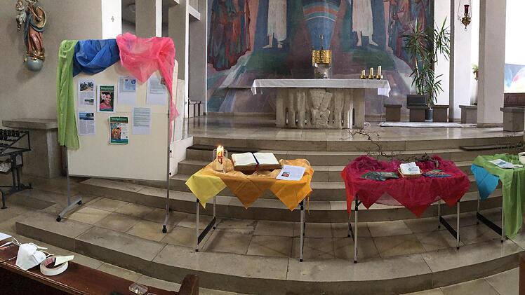 Die Gestaltung in Schondra. Foto: Claudia Annon