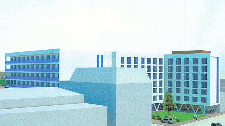 Auf der Grafik des Investors sieht man die ganze Ausdehnung des Megaprojekts. Visualisierung: Drösel-Gruppe