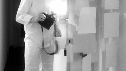 Jürgen Schabel bei der Arbeit