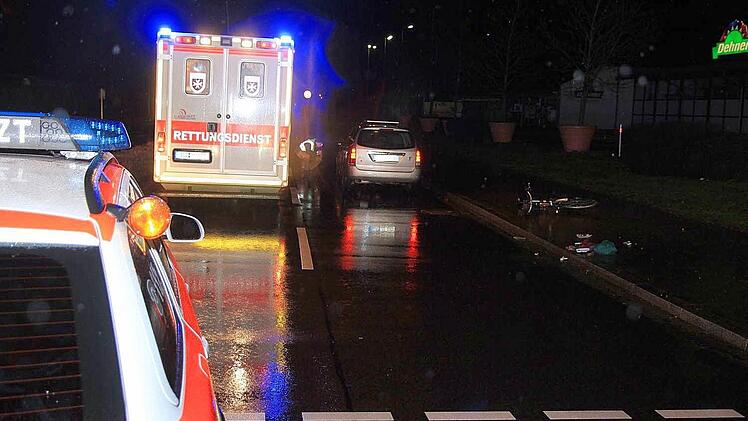Unfall am Berliner Ring Bamberg am 29.1.2015 Foto: Ferdinand Merzbach