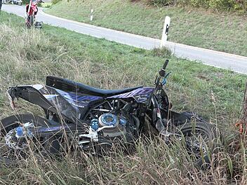 Verletzte Motorradfahrer durch St&uuml;rze im Kreis Ansbach