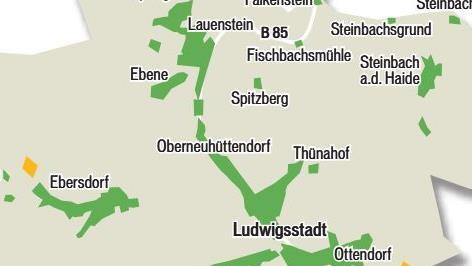 Auf den grünen Flächen gibt es bereits Breitband, auf den gelben bald mit mindestens 100 Mbit/s. Lauenhain kann jetzt schon auf mindestens 50 Mbit/s zugreifen. Bis August 2021 wird es noch schneller. Grafik: Klaus Heim
