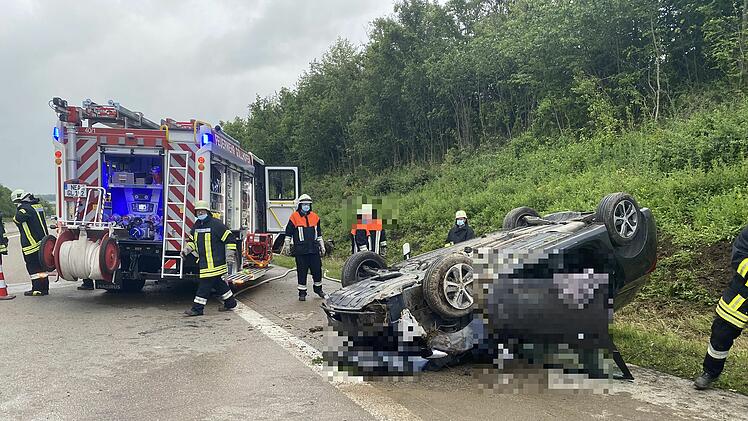 Drei Schwerverletzte bei Unfall auf der A7