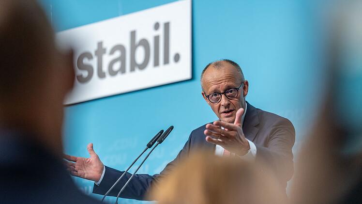 Kanzler Merz im Berliner Wahlkampf