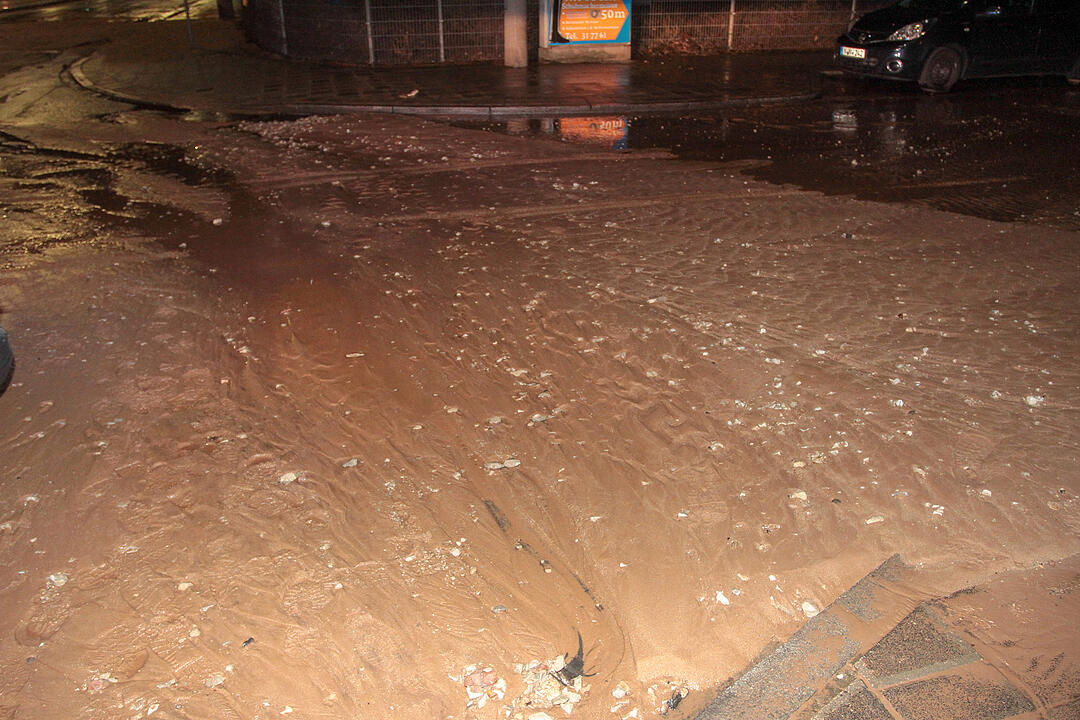 Wasserrohrbruch in Nürnberg