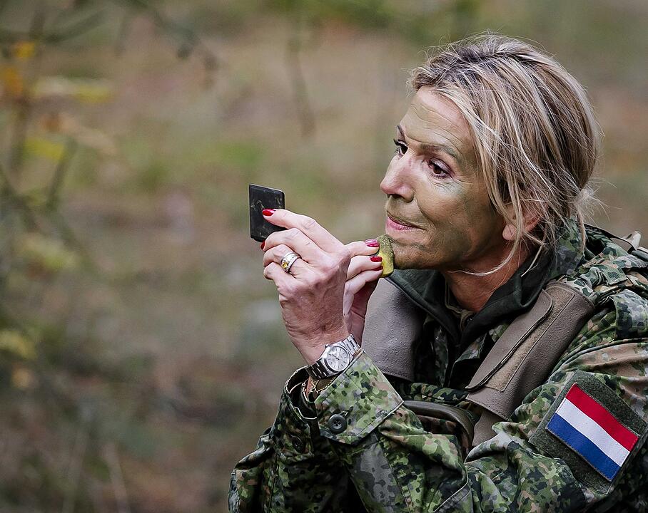 Königin Maxima besucht Schulungszentrum in Harderwijk