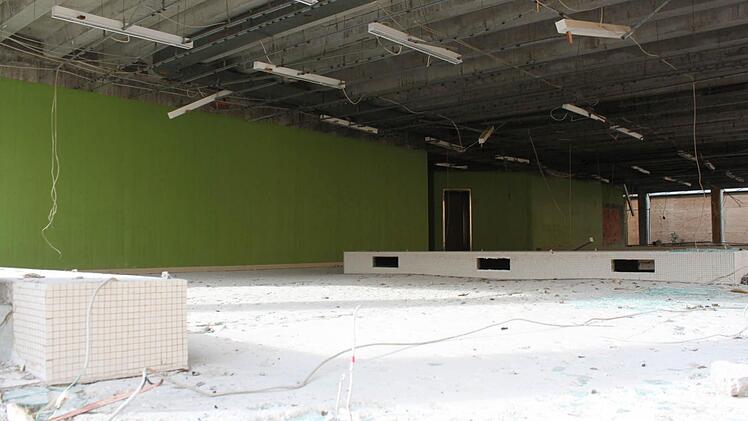 Blick ins Innere des Bades.