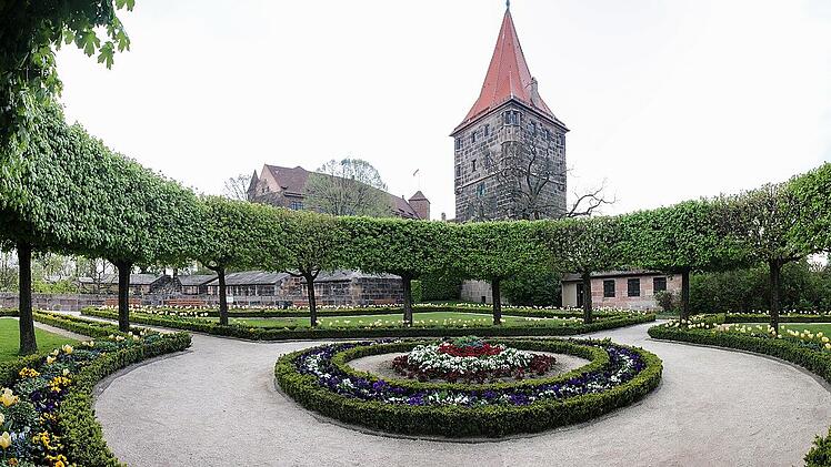 Nicht nur die Kaiserburg, auch der Nürnberger Burggarten lohnt einen Besuch.