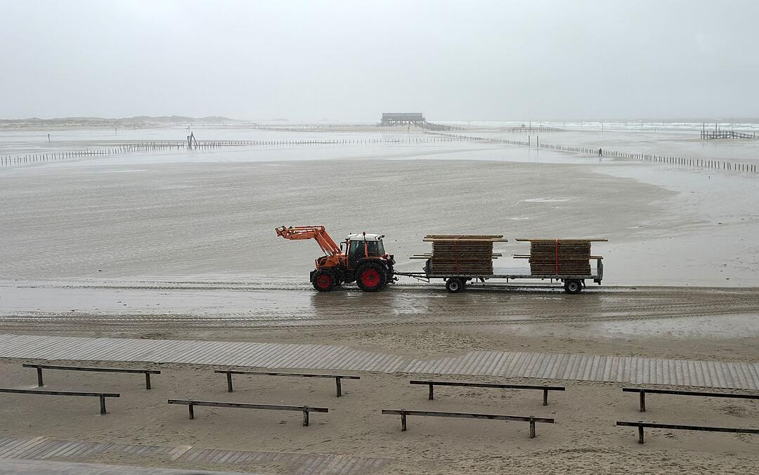 Herbststurm an der Nordsee erwartet