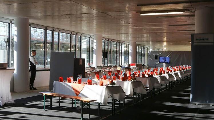 Richtfest für Siemens-Bürogebäude. Foto: Barbara Herbst