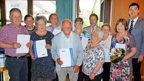 Der VdK Gundelsheim dankte treuen Mitgliedern. Foto: privat